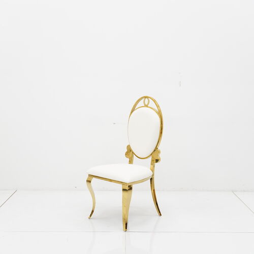 Últimas noticias de la empresa sobre X-1829B silla de bodas de oro de acero inoxidable