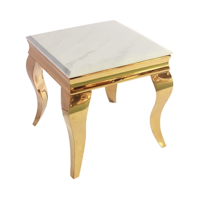 Muebles caseros de la tabla lateral del oro de la resistencia del rasguño para la sala de estar
