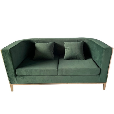 Set de sofá moderno: Muebles de salón de lujo con base de madera maciza