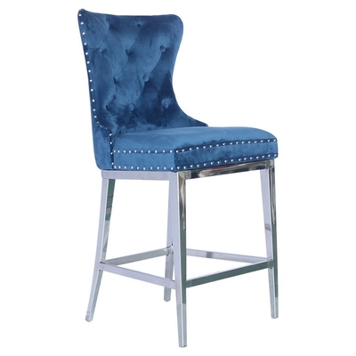 Sofá de salón de metal tapizado de terciopelo de buena calidad sillas de ocio sillas de marco de metal silla de estilo europeo