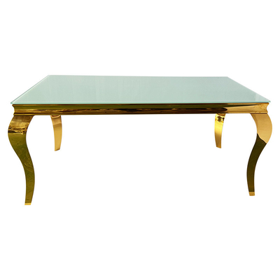 Muebles de piedra de mármol del hotel del restaurante de la mesa de comedor de los SS 201 simples del estilo