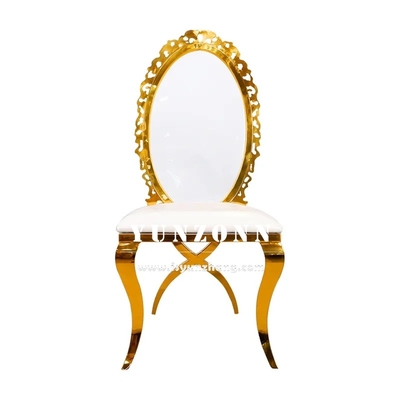 Silla de comedor de acrílico de lujo para el banquete del hotel Usado