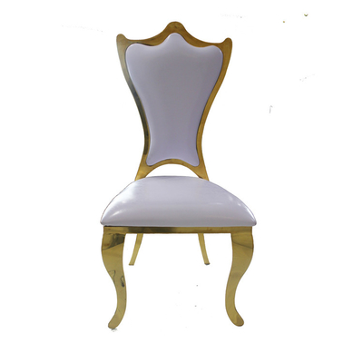 Casarse el cuero sintético real del OEM de Chairs de novia y del novio del acontecimiento de la silla de la corona