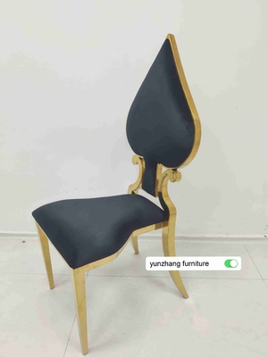 Silla de boda de lujo de lujo de diseño de cojín blanco