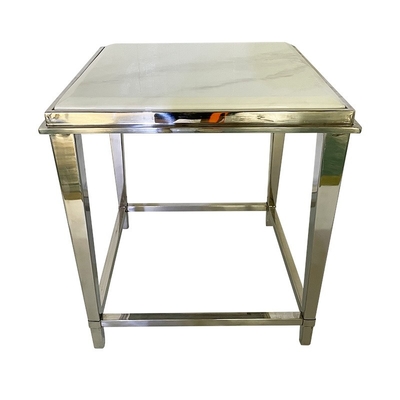 Hotel de acero inoxidable mesa de té con estilo 30 kg ancho 48 cm