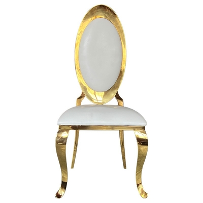 Silla de comedor de diseño clásico con espalda alta para banquetes