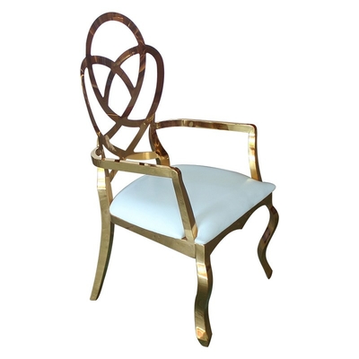 Silla de la recepción de la butaca del diseño floral que cena la silla para la boda