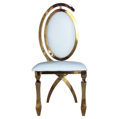 Silla de boda elegante de cuero para muebles de alquiler de eventos y banquetes