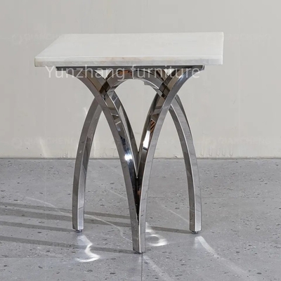 Diseño oscuro de plata del sentido de Sofa Side End Table Line de los muebles del hotel