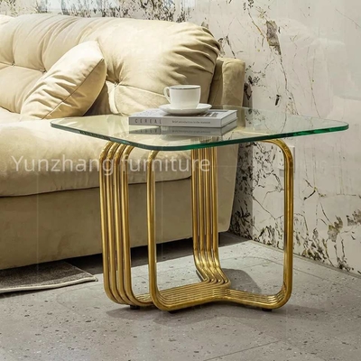 Muebles caseros modernos de la mesa de centro cuadrada de lujo diseñados para la sala de estar