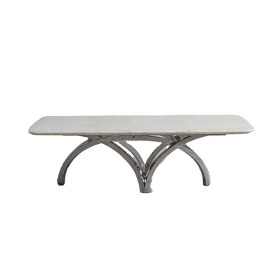 Muebles de cena modernos de acero inoxidables de las piernas del metal para la decoración de Ministerio del Interior