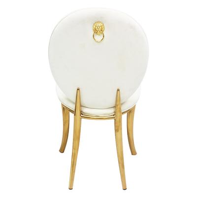 Estilo italiano simple moderno de las sillas de gama alta de lujo ligeras de cuero del comedor que cena la silla