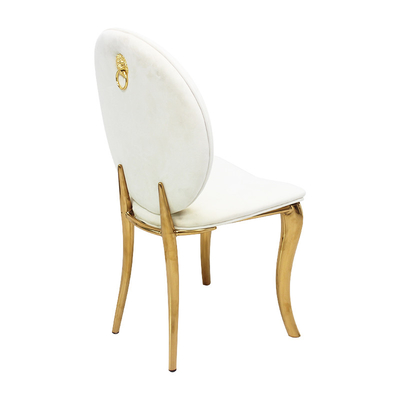 Estilo italiano simple moderno de las sillas de gama alta de lujo ligeras de cuero del comedor que cena la silla