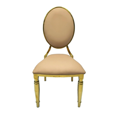 Silla de boda clásica banquete cojines decoración muebles dorados