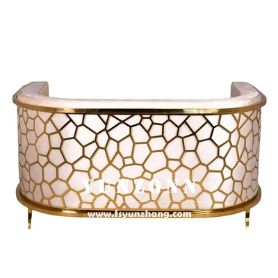 Sofá de lujo de acero inoxidable de oro moderno Muebles de la sala de estar Sofá de tela de terciopelo verde
