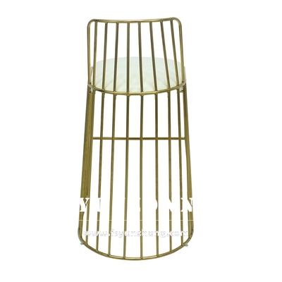 La silla de tabla antigua del Pub de la barra del taburete del vintage fijó la madera contrachapada de acero inoxidable Sponage