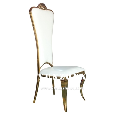 Alta silla de oro trasera del banquete de Chair Elegant Wedding de novia y del novio