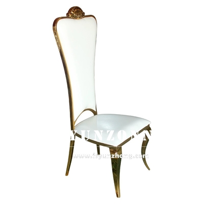 Alta silla de oro trasera del banquete de Chair Elegant Wedding de novia y del novio