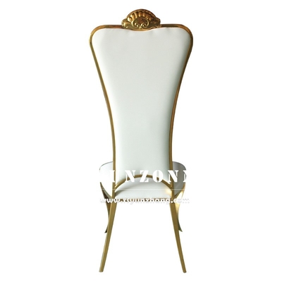 Alta silla de oro trasera del banquete de Chair Elegant Wedding de novia y del novio