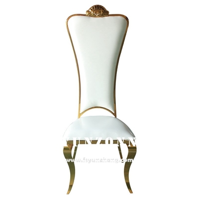 Alta silla de oro trasera del banquete de Chair Elegant Wedding de novia y del novio