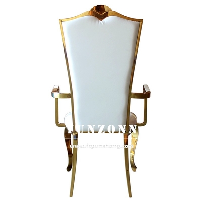 Marco fuerte elegante del oro de la silla del banquete de la boda para la recepción y el acontecimiento