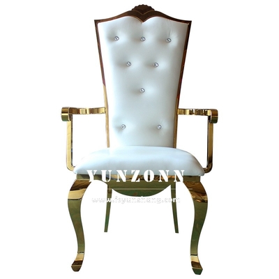 Marco fuerte elegante del oro de la silla del banquete de la boda para la recepción y el acontecimiento