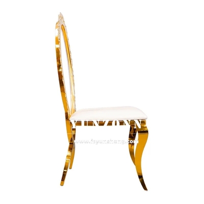 Silla de comedor de acrílico de lujo para el banquete del hotel Usado