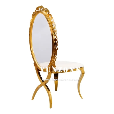Silla de comedor de acrílico de lujo para el banquete del hotel Usado