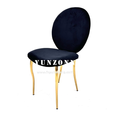 Al por mayor Mercado de Dubai Oro silla de banquete de acero inoxidable silla de comedor de lujo