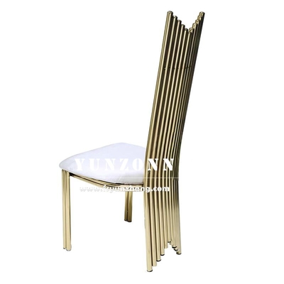 Muebles modernos sillas de fiesta de acero inoxidable silla de boda