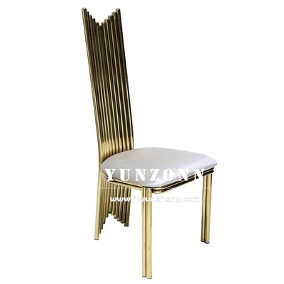 Muebles modernos sillas de fiesta de acero inoxidable silla de boda