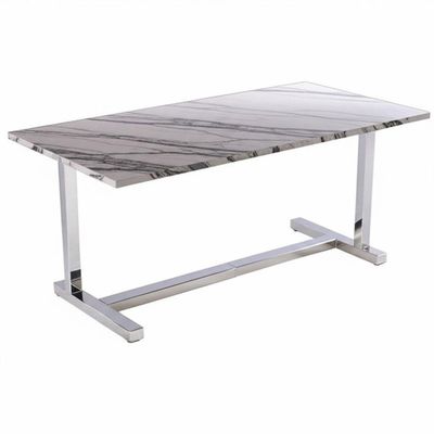 Tabla de mármol rectangular del acero inoxidable del metal con el grueso superior de 10m m
