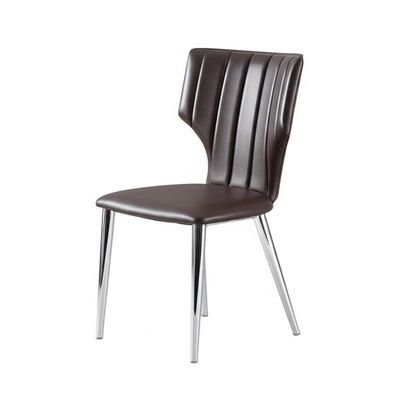 Banquete moderno que cena el marco de acero inoxidable de la cubierta de cuero del terciopelo de la silla