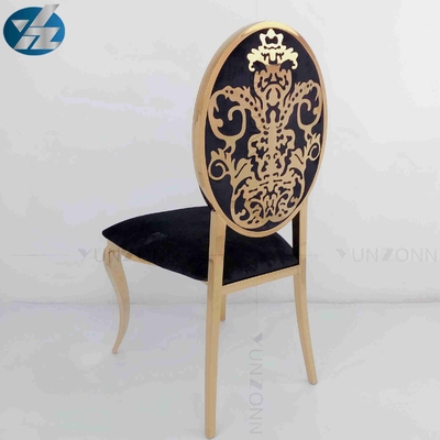 Sillas apilables de acero inoxidables tradicionales del acontecimiento alrededor de W50xD65xH92cm detrás de alquiler