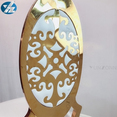 Oro de la venta directa de la fábrica que apila la silla del banquete