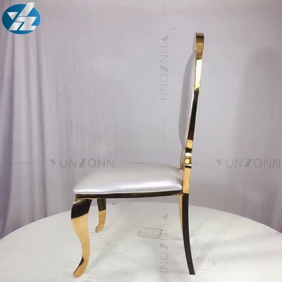Oro de la venta directa de la fábrica que apila la silla del banquete