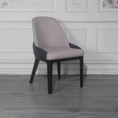 Sillas del comedor de Gray Blue Multi Colored Padded con las piernas robustas