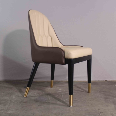 Silla de cena de madera sólida nórdica de la butaca simple moderna con el OEM del ocio de los brazos
