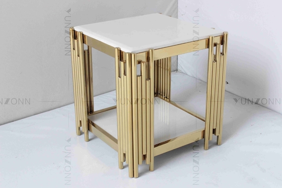 Marco de acero inoxidable de la tira del pequeño de consola hierro moderno simple irregular de la tabla