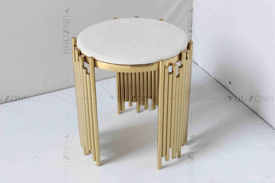Marco de acero inoxidable de la tira del pequeño de consola hierro moderno simple irregular de la tabla