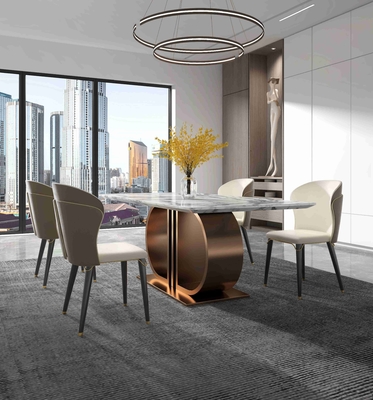 SUS muebles modernos de lujo del comedor de 12 de pie mesas de comedor de la luz