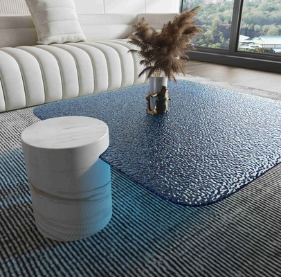Diseñador de gama alta Style de la sala de estar creativa redonda de mármol de lujo ligera de la mesa de centro