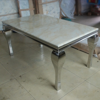 Tabla europea del comedor de las tablas de banquete de la bodas de plata 150X90X75