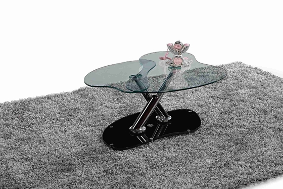La tabla lateral doblada girada superior oval para la sala de estar adorna al OEM