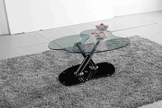 La tabla lateral doblada girada superior oval para la sala de estar adorna al OEM