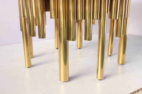 Muebles caseros de la mesa de centro de centro tubular de la tabla para la sala de estar