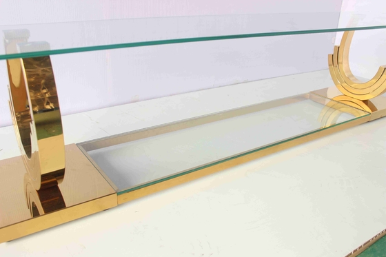 Los muebles de lujo Euopean de la sala de estar diseñan la TV al lado de la tabla