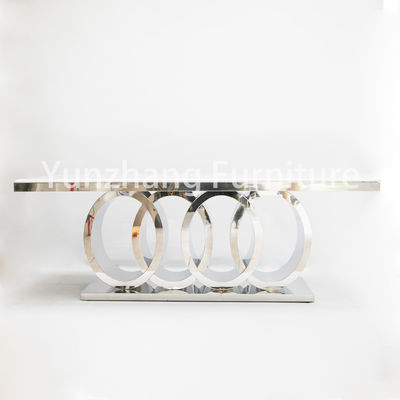 Buen precio Cuatro mesas de comedor modernas elegantes de los círculos con muebles caseros bajos pesados en línea