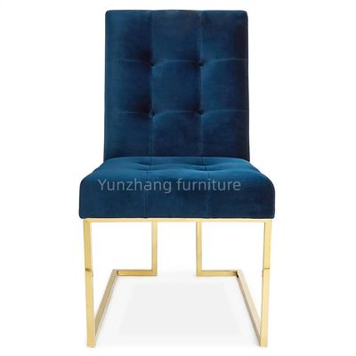 Buen precio 201 terciopelo de acero inoxidable Sofa Chair Hotel/muebles acogedores de la sala de estar en línea