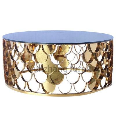 Buen precio Mesa de centro avanzada de la escala, tabla del centro del café con el vidrio moderado del espejo en línea